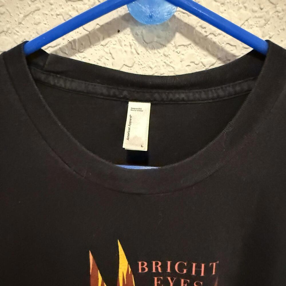 Vintage 2011 RARE Bright Eyes The People’s Key Flame Tour Shirt Size Large - Picture 6 of 6